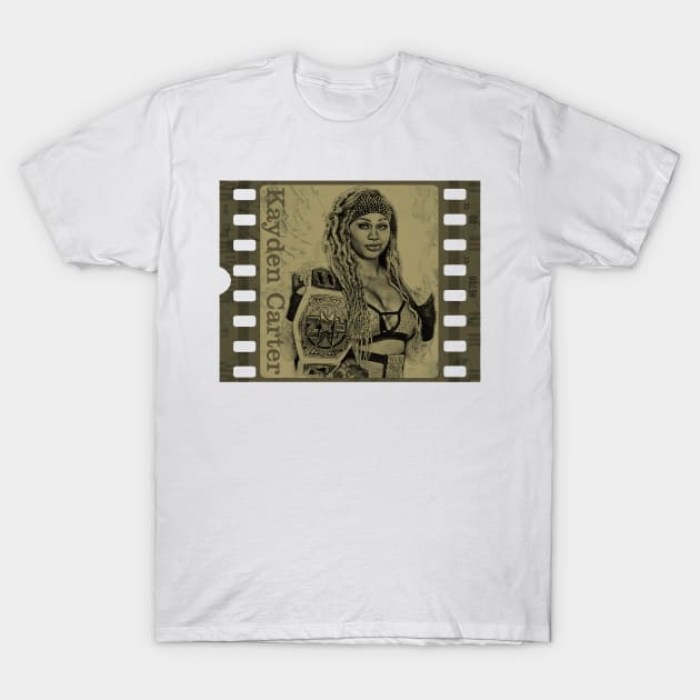 Kayden Carter-Vintage Film Strip Concept T-Shirt by ROJOLELE